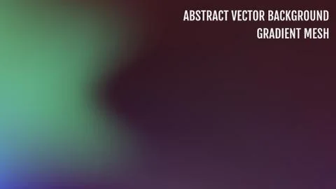 Colorful neon gradient mesh background. Abstract vector background. Stock Illustration
