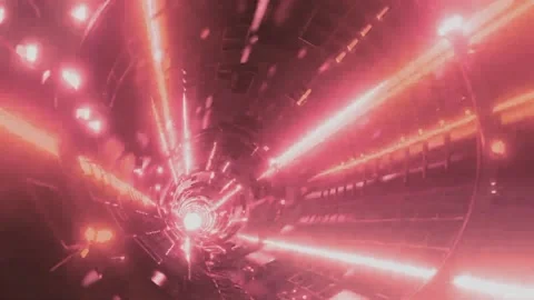 Colorful Neon Lighting Animation Loop 스톡 동영상 219284725