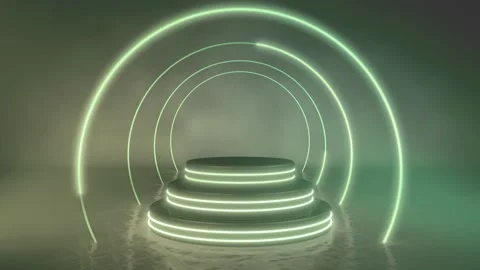 Colorful Neon Stage Lighting Loop 4 Video stock 213931928