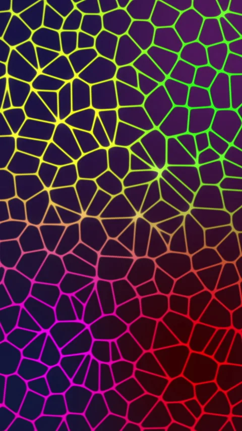 Colorful net on dark background, looping vertical video. Stock-Footage 247690326