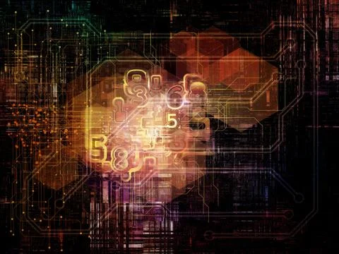 Colorful Network Stock Illustration