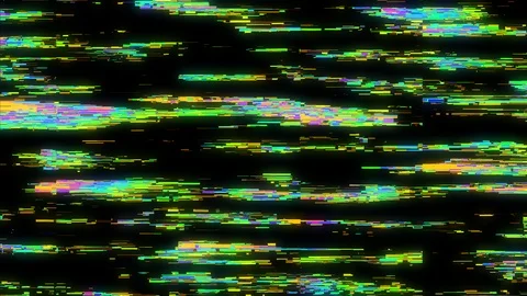 Colorful Noise Horizontal Waves 2 Stock Footage 126124353