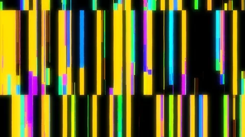 Colorful Noise Vertical Blocks Stock Footage