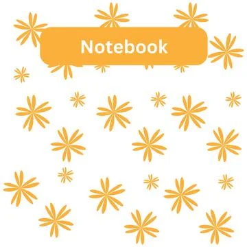 Colorful Notebook design. Notebook template design. Notebook design Stock Illustration