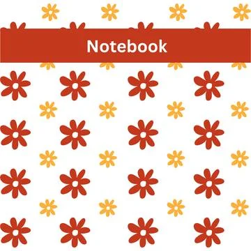 Colorful Notebook design. Notebook template design. Notebook design Stock Illustration