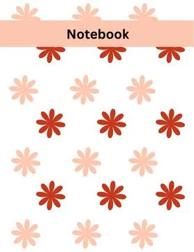 Colorful Notebook design. Notebook template design. Notebook design Stock Illustration
