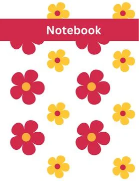 Colorful Notebook design. Notebook template design. Notebook design Illustrazione stock