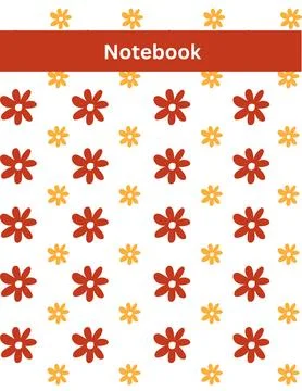 Colorful Notebook design. Notebook template design. Notebook design Stock Illustration