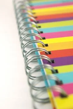 Colorful notebook Stock Photos
