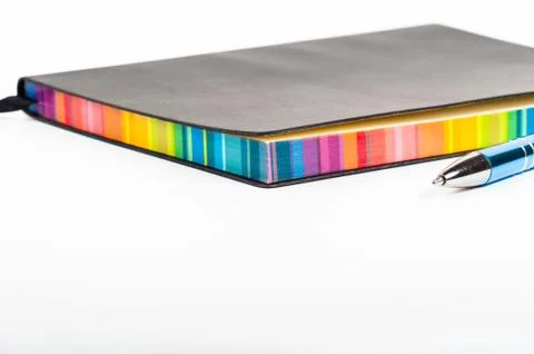 Colorful notebook Stock Photos
