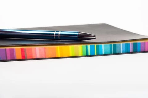 Colorful notebook Stock Photos