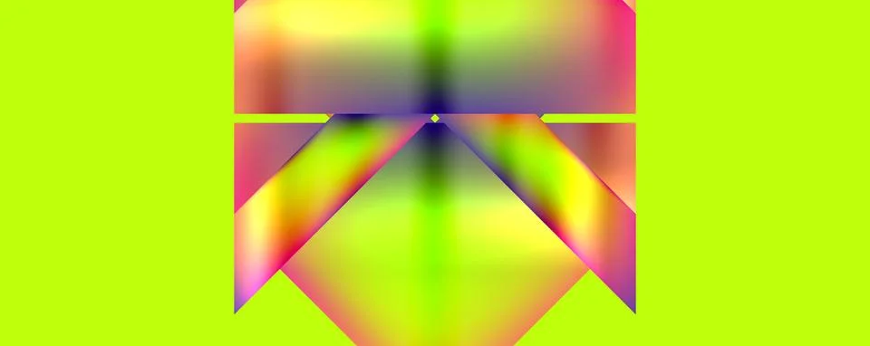 Colorful object in motion on green backdrop, creating a vibrant pattern 스톡 일러스트