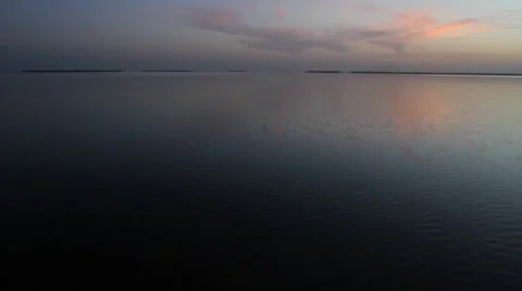 Colorful Ocean Sunset Stock Footage 26242997