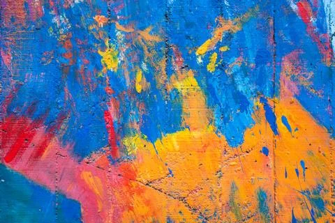 Colorful of old cement wall Stock Photos