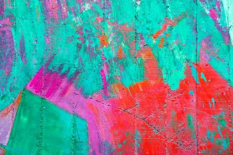 Colorful of old cement wall Stock Photos