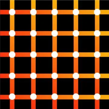 Colorful optical illusion Stock Illustration