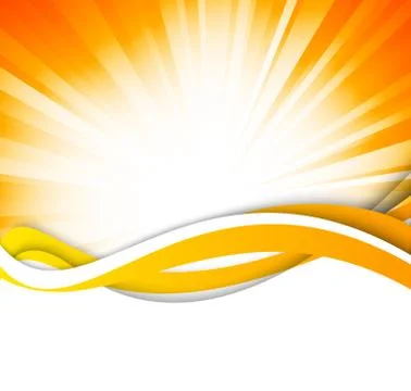Colorful orange background Stock Illustration