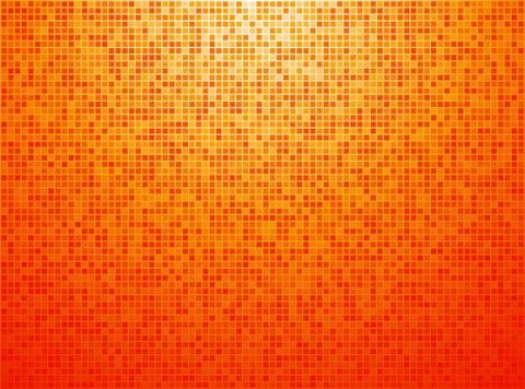 Colorful orange checkered background Stock Illustration