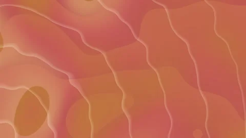 Colorful Orange Wave Background Design Stock Footage 289395600