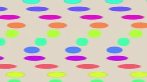 Colorful Organic Blob Motion Background Seamless Loop Stock Footage 341808420