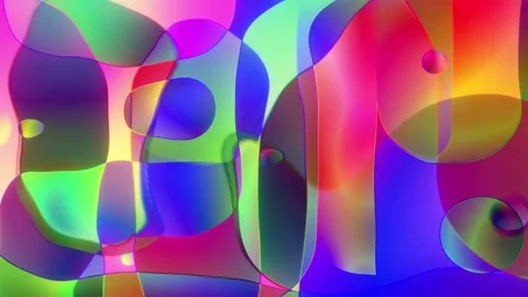 Colorful Organic Gradient Shapes Psychedelic VJ Background Loop Stock-Footage 333291091