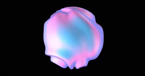 Colorful organic sphere Stock Footage 196133107