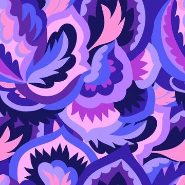 Colorful ornamental psychedelic pattern. Funky texture with colorful abstra.. イラスト素材