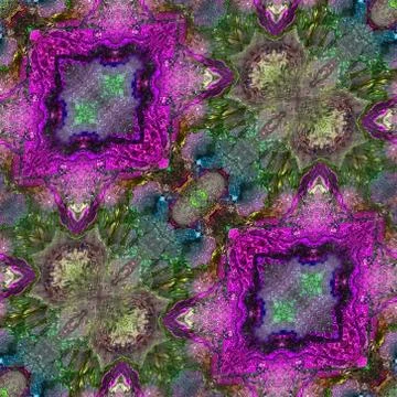 Colorful ornate background. Seamless pattern Stock Illustration