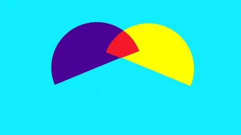 Colorful Overlap Stock Footage 335815858
