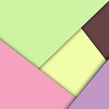 Colorful overlap layer paper material design Stock Illustration