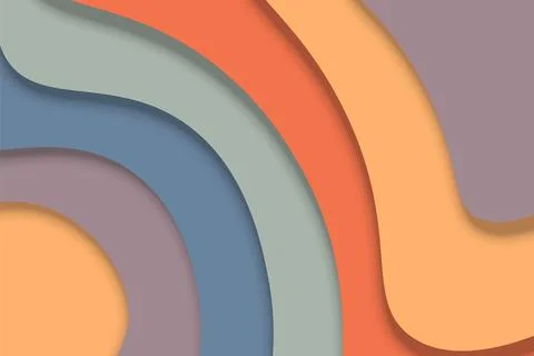 Colorful overlapping background. Stock Illustration