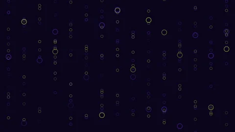 Colorful overlapping circle grid pattern Stock Footage 249428438