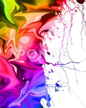 Colorful paint background ~ Clip Art ~ Download #61060067