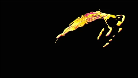 Colorful paint brush Stock Footage 105576610