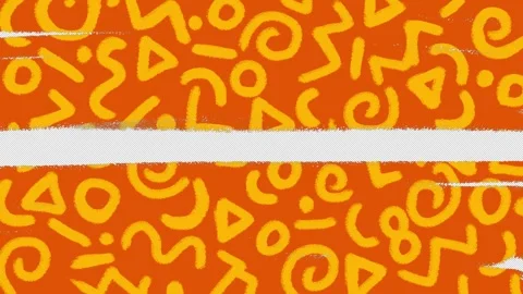 Colorful Paint Brush Scribble Transition Abstract Stroke, top-bottom to center. 스톡 동영상 310190342