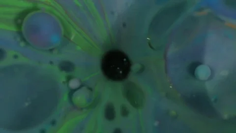 Colorful Paint Bubbling Background Stock Footage 74773087