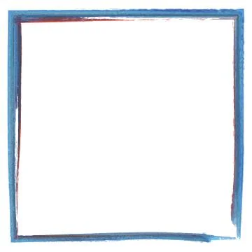 Colorful paint effect frame Stock Illustration