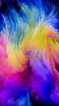 Colorful Paint Evolution Stock Illustration