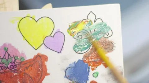 Colorful paint Vidéo 36014247