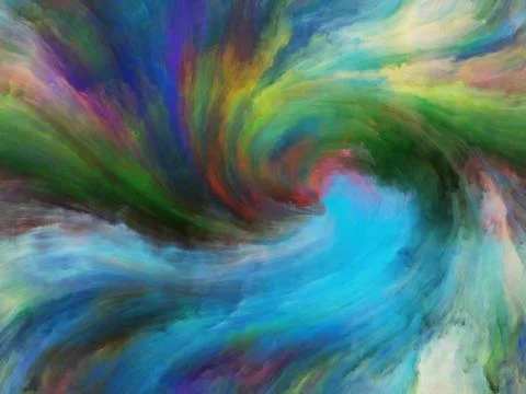 Colorful Paint Stockillustratie
