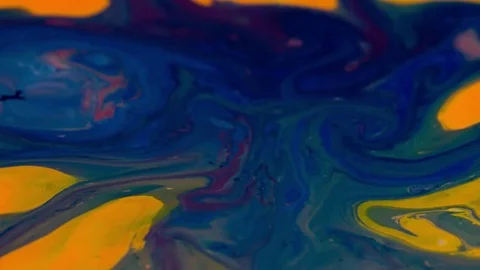 Colorful paint ink diffusion liquid movement Full HD video abstract surface Stock Footage 83146041