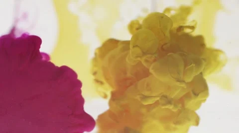 Colorful paint ink Video stock 52324697