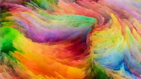 Colorful Paint Secrets Stock Illustration