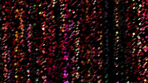 Colorful paint splashes on transparent background Stock Footage 302831072