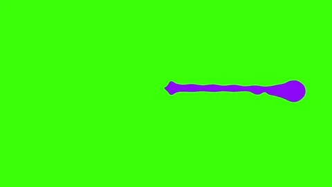 Colorful Paint Splatter Animation - 2D Emboss Effect on Green Screen Stock Footage 313434450