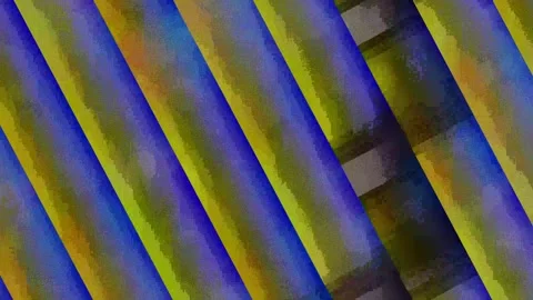 Colorful paint splatters on transparent background Stock Footage 302836986