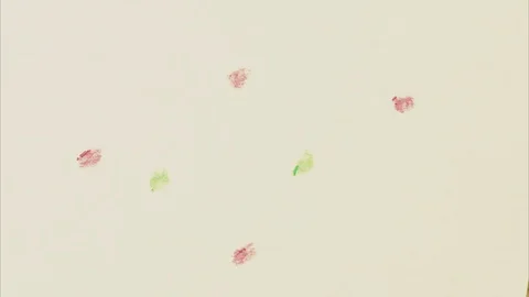 Colorful painted blots. seamless pattern animation loop. Stock Footage 85452318