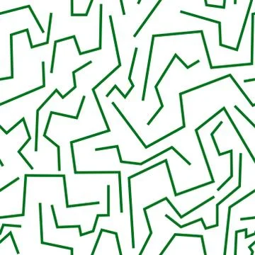 Colorful painted simple line pattern variation Illustrazione stock