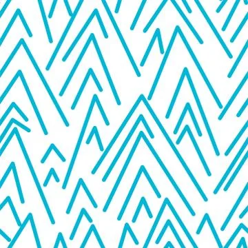 Colorful painted simple line pattern variation Stock Illustration