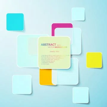 Colorful paper abstract vector background eps10 vector illustration Illustrazione stock
